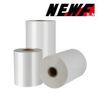 China 27 Micron smooth Glossy BOPP Corona Treated hot Lamination film Roll For Packing Boxes on sale