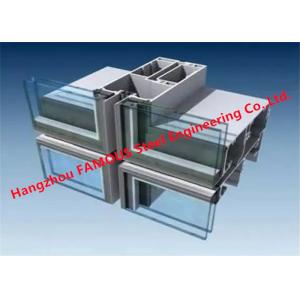 China Modular Insulated Laminated Unitized Glass Facade Curtain Wall  PVDF Coating supplier