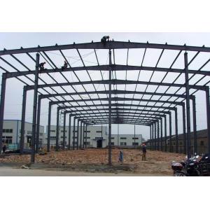 Steel Prefabricated Warehouse Building With Rock Wool Roof And Wall Panel