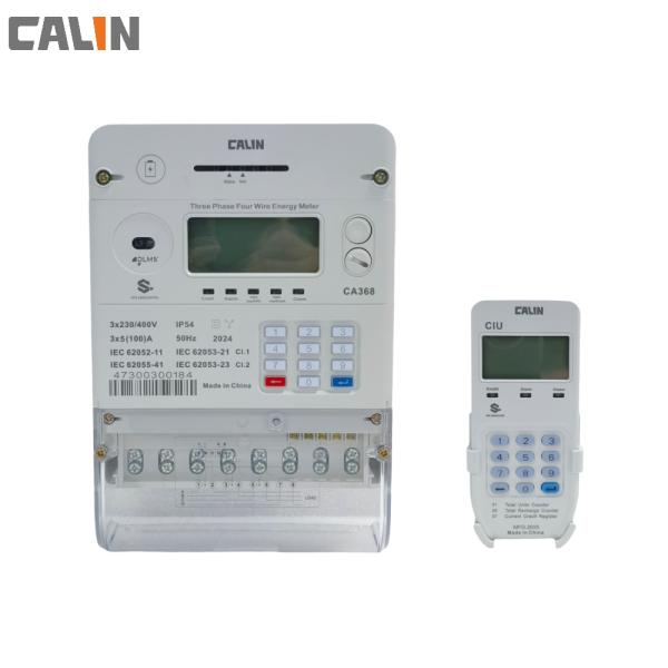 China Split Three Phase STS Prepaid  Meters , Load Switch Tamper guard Power Enery Meter wholesale