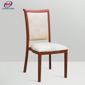 Modern Stackable Upholstery Banquet Dining Chair Aluminum