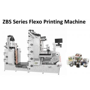 6 Colors Flexo Paper Cup Sticker Label Printer Machine 60m/Min