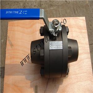 China 3PC Welded High Pressure Forged Ball Valve ,A105,304,316,DN15-DN100 supplier