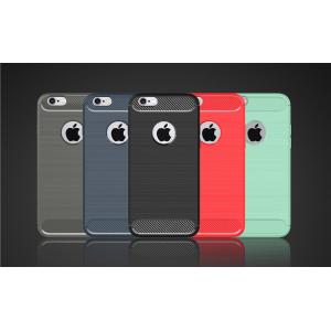 Slim Armor Carbon Fiber Soft TPU Hybrid Phone Case for iPhone 7 Plus Back Cover