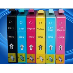China 100% Brand New for epson T0851-T0856 T0851N-T0856N Ink Cartridges T0851N for Epson Stylus T60 Stylus Photo 1390 supplier