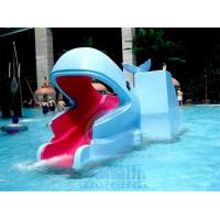 China Kids Mini Pool Slide Whale Frog Shaped Fibreglass Swimming Pool Slide on sale