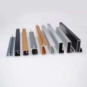 Kitchen 6000 Aluminium Cabinet Door Frame Edge Profile OEM