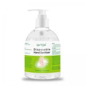 Transparent Mint Waterless Hand Sanitizer With Pump 100ml 300ml 500ml
