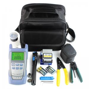 China Multi Purpose Fiber Optic Termination Tool Kit Optical Power Meter 9 In 1 With Cleaver supplier