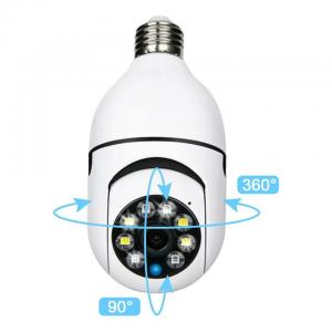 1080P Indoor Night 360 TUYA Wifi CCCTV Wireless Camera E27 Dome Socket One Way Audio