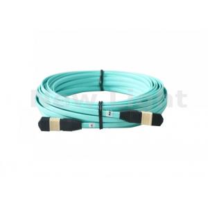 China 15 Meters MPO MTP Cable OM3 12 Strand Multimode Fiber Optic Cable For QSFP / SR Module supplier