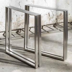 China Stainless Steel Table Base , Metal Furniture Legs , Metal Structural Frames supplier
