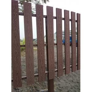 China Natural Wooden WPC Decking / 100 % recyclable WPC Rail Fence For Farm supplier