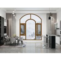 China Arched Aluminum Clad Casement Windows Double Glazed Outward Opening on sale