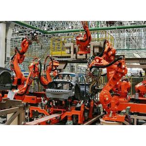 China Industrial Fully Automated Welding Production Line PLC Control For Car Industry supplier