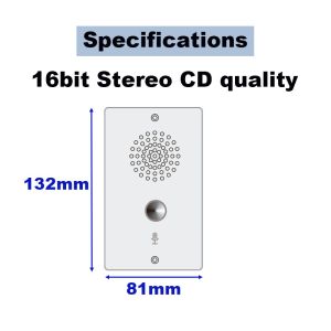 China IP55 Voice Intercom Help Point Phone With 3W Full Range Monitor Speaker wholesale