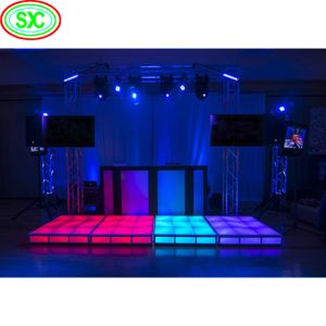 Waterproof LED Dance Floor Module Qty W2 X H4 8PCS 20W Power Consumption for Versatile and Stunning Effects
