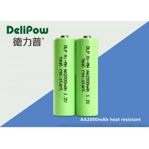 1.0v~1.2V 2000mAh Aa Rechargeable Batteries Nimh Heat Resistant