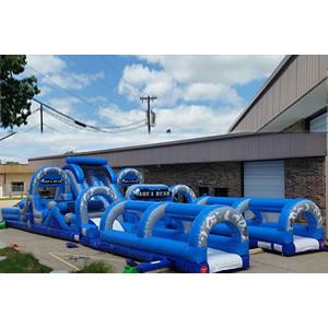Inflatable Obstacles Courses Extreme Rush Super Obstacle Course With Climb Slide