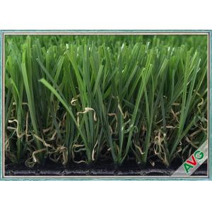 3 / 8 Inch Landscaping Snythetic Artificial Grass Carpet Outdoor Green Color
