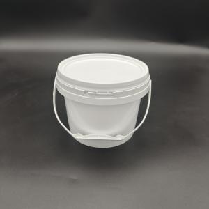 China 1L-25L PP Food Storage Plastic Buckets With Lids IML Printing supplier