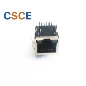 China 100Base-T 8P8C RJ45 Ethernet Connector With Transformer wholesale