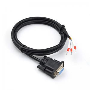 China DB9 Female Connector RS232 Serial RXD TXD GND Port to 3-pin Terminals Exapansion Cable supplier