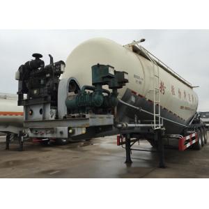 SINOTRUK 58000L Semi Trailer Truck Bulk Cement Tank Carrier Trailer SGS Approval