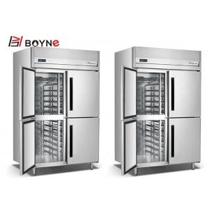 China Commercial Kitchen stainless steel 4 Door Freezer Refrigerator Insert  Trays Cabinet supplier