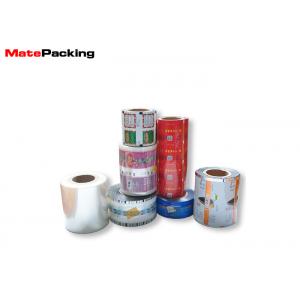 Moisture Proof Plastic Food Wrap Film , Food Packing Bopp Lamination Film Gravure Printing