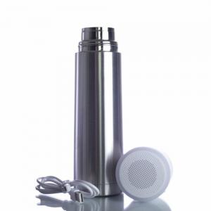 2022 Music Private Label Smart LED Bottle Speaker 500ML Stainless SteeL Vacuum Speaker Water Bottle/