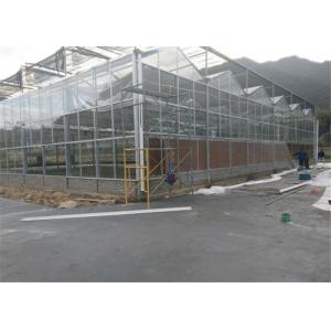 China Scientific Research Agricultural Glass Greenhouse High Light Transmitting Rate supplier