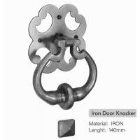 China Black Antique Brass Door Knocker , Unusual Door Knockers Chrome Finished on sale