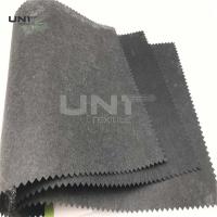China Polyester Viscose Cut Away Embroidery Interlining Black Nonwoven Interlining on sale