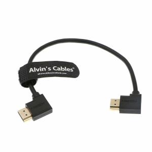 China E2 L Shape HDMI Camera Audio Cable Right Angle To Right Angle High Speed HDMI Cord supplier