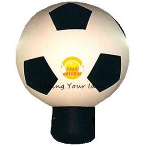 China Giant Attractive Inflatable Advertising Balloon For Promotion With Football Shape supplier