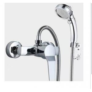 Water Saving Tub And Shower Faucet Set With Handheld Shower Head Round SUS304