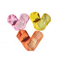 China Colorful Customize Non Slip Socks Trampoline Socks Pvc Rubber Bottom Anti - Slip Yoga Socks on sale