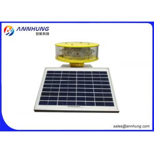 UV Protection Solar Powered Marker Lights / Aircraft Warning Lights On Towers
