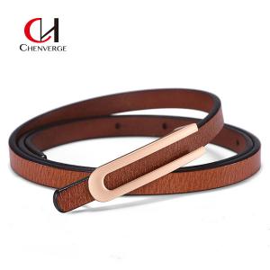 China Fashion Genuine Leather Belt Casual Small Women With Skirt Customization supplier