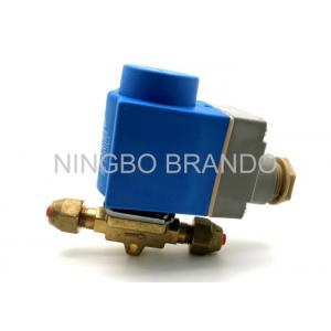 EVR 3 220/230V AC Refrigeration Solenoid Valve with Brass Body , Liquid Line Solenoid Valve