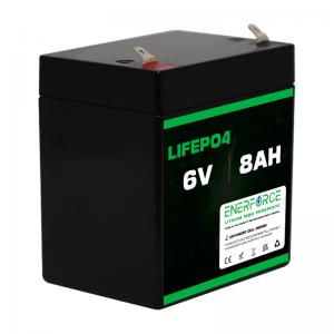 Enerfroce 6V 8ah Lithium Iron Phosphate Battery Pack Customized