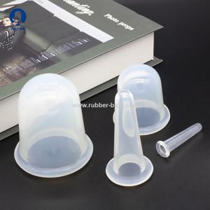 China Natural Plant Herbal Silicone Massager Anti Cellulite Vacuum Cup 4 Pcs supplier