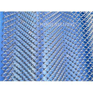 6mmx6mm Aluminum Drapery Metal Mesh Curtain For Fireplace Screen