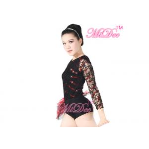 China 2 Pieces Full Lace Long Sleeved Sequin Jazz Shorts Dance Costume Jazz Dance Wear supplier