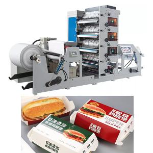 China 850mm 60m/Min Kraft Paper Carton Box Flexo Printing Machine 6 Color Printing Machine supplier