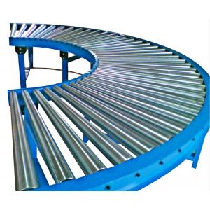 China Steel Curved Roller Conveyor Systems For Material Movement / Handling supplier