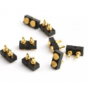 Gold POGO Pin Connector 2 Pins Magnetic SMT Pogo Spring Loaded Connector 10P