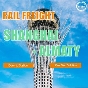 One Stop International Rail Freight Service From Shanghai Yiwu To Almaty Kazakhstan