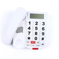 China Thunder Proof Big Button Telephone LCD Backlight RoHS Caller ID Telephone on sale